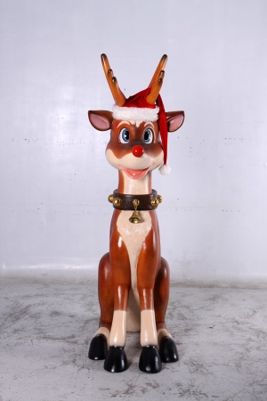 Reindeer Sitting 7ft (JR 140003)