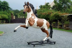 Indian Horse with Metal Base (JR 2570)