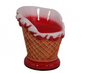 Ice Cream Chair - Strawberry (JR 130020S)