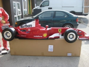 Racing Car Wall Decor - Ferrari 9Ft (JR DF6332F)