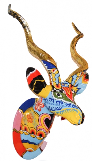 Kudu Head - Pop Art Style (JR 3289)