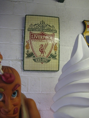 Liverpool F.C. Mosaic Football Sign (JR 2654)