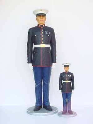Marine in Attention 6ft (JR 2184)