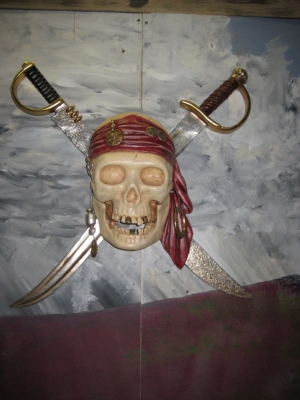 Pirate Skull Wall Decor (JR NT0017)