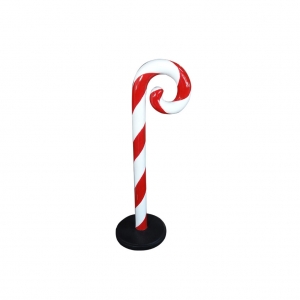 MINI CANDY CANE SWIRL WITH BASE - JR S-103