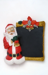 Santa Claus standing with Board - 2ft (JR PB-08) - Thumbnail 01