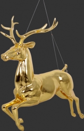 Flying Reindeer- Gold Leaf (JR 120066GL) - Thumbnail 02