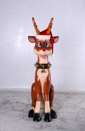 Reindeer Sitting 7ft (JR 140003) - Thumbnail 01