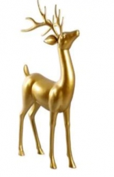 Standing Reindeer-Gold Leaf (JR 140091) - Thumbnail 01