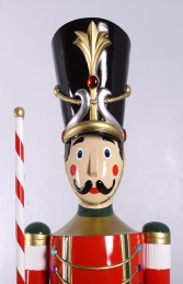 Toy Soldier with Baton 6.5ft - Red & Green (JR 140109G) - Thumbnail 03