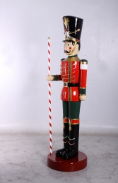 Toy Soldier with Baton 6.5ft - Red & Green (JR 140109G) - Thumbnail 02
