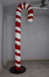 Candy Cane 12ft JR 150010 Red, White & Gold - Thumbnail 01