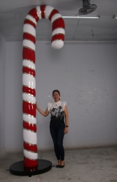 Candy Cane 12ft JR 150010 Red, White & Gold - Thumbnail 02