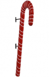 CANDY CANE 4FT HANGING RED WITH WHITE STRIPE - JR 180044 - Thumbnail 02