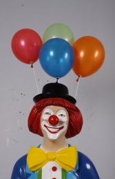 Clown with umbrella and balloons JR 180169 - Thumbnail 02