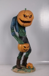 SCARY PUMPKIN MAN WITH CANDY HOLDER - JR 200009 - Thumbnail 01