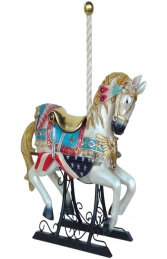 CAROUSEL HORSE ALL AMERICAN JR 2114 - Thumbnail 02