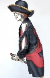 Figure Head - Skeleton Pirate 4ft (JR 2442) - Thumbnail 01