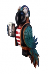 Parrot - Pirate Drinking without Stand ( JR C-074) - Thumbnail 01
