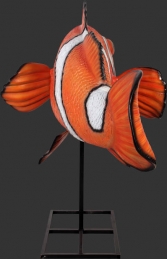 Giant Clown Fish on Metal Stand (JR 100088) - Thumbnail 02