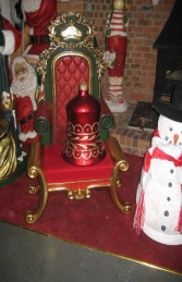 Christmas Decor Bell Red w/Gold (JR 1189-H) - Thumbnail 03