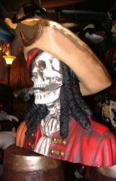 Pirate Skull Bust - Royal (JR 2434) - Thumbnail 01