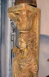 Pillar - Roman Figure Column Female 5ft (JR 1758) - Thumbnail 02