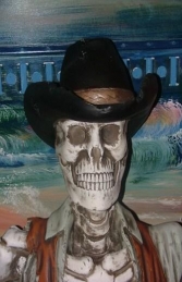 Skeleton Cowboy Figure-Head 4ft (JR 2457) - Thumbnail 03