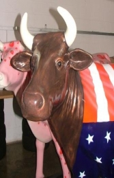 American Flag Cow life-size (JR 7013)