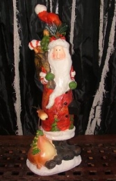 Christmas Santa with Sack & Reindeer 25" (JR PPBC009) - Thumbnail 01