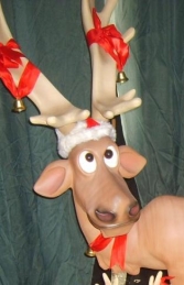 Funny Reindeer Standing with Crossed Legs (JR 2214) - Thumbnail 02