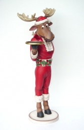 Funny Christmas Moose Butler (JR 2259)    - Thumbnail 01