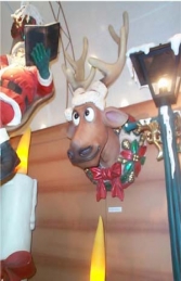 Funny Xmas Reindeer Head (JR 2261) - Thumbnail 02