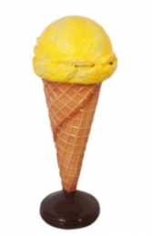 Standing Ice Cream Small - Yellow 3ft (JR 130017y) - Thumbnail 01