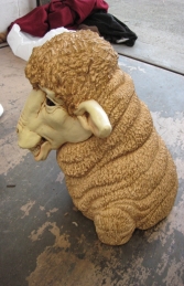 Merino Sheep Head 1 (JR 110044) - Thumbnail 02