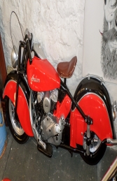 Vintage Bike Wall Decor - Red ( JR DF6420R) - Thumbnail 03