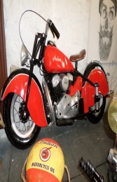 Vintage Bike Wall Decor - Red ( JR DF6420R) - Thumbnail 01