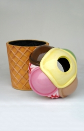 Ice Cream Rubbish Bin (JR 2703)    - Thumbnail 02