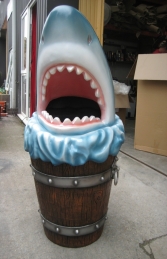 Shark Head Rubbish Bin (JR 2724) - Thumbnail 01