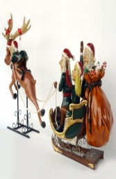 Elves with Santa, Sleigh and Reindeer (JR HY) - Thumbnail 03