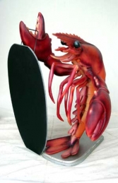 Lobster with black-board 3ft (JR 1461) - Thumbnail 01