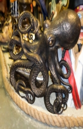 Octopus Bronze Wall Decor (JR 140096B) - Thumbnail 02