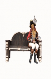 Seated Lady Pirate life-size (JR 2447-C)