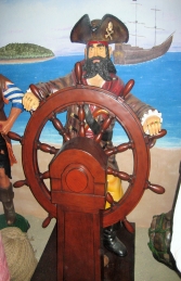 Pirate with Wheel 6ft (JR 030714) - Thumbnail 02