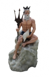 Neptune Statue on Rock (JR R-161) - Thumbnail 01