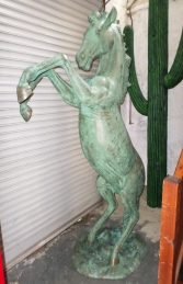 Rearing Horse in Bronze (JR 140059B) - Thumbnail 02