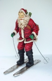 Santa on Skis Life size figure (JR 2041) - Thumbnail 01