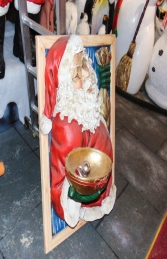 Santa in window holding a bowl 3.5ft (JR 1649) - Thumbnail 02