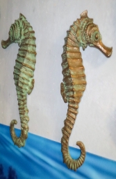 Seahorse 24" - Bronze Wall Decor (JR 140054R) - Thumbnail 03