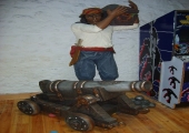 PIRATE SMUGGLING WITH CHEST - WOOKEY HOLE